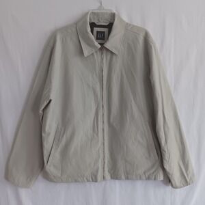Gap Harrington Vintage Jacket Mens Large EUC Full Zip Mesh Lined Coat